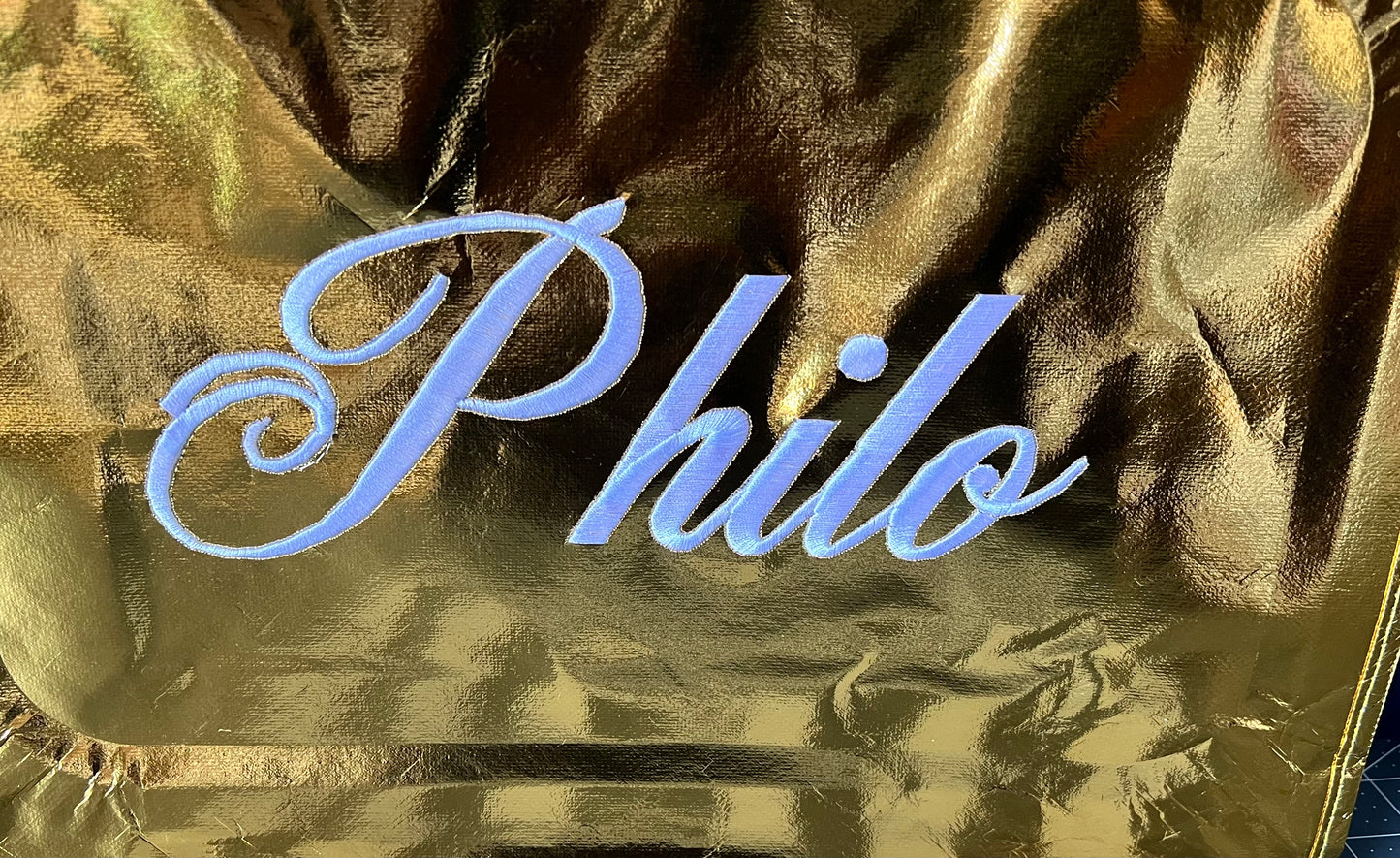 Philo Metallic Tote Bag