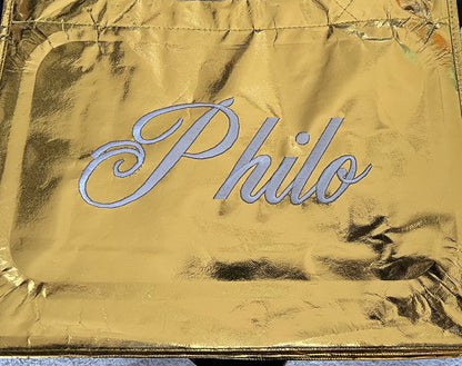 Philo Metallic Tote Bag