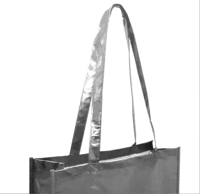 Theta Metallic Tote Bag