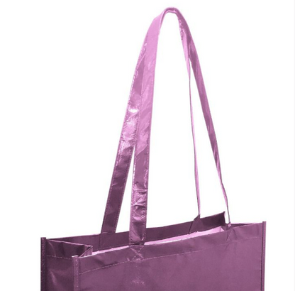 Theta Metallic Tote Bag