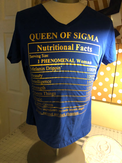 Queen of Sigma Rhoyalty Shirt