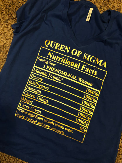 Queen of Sigma Rhoyalty Shirt