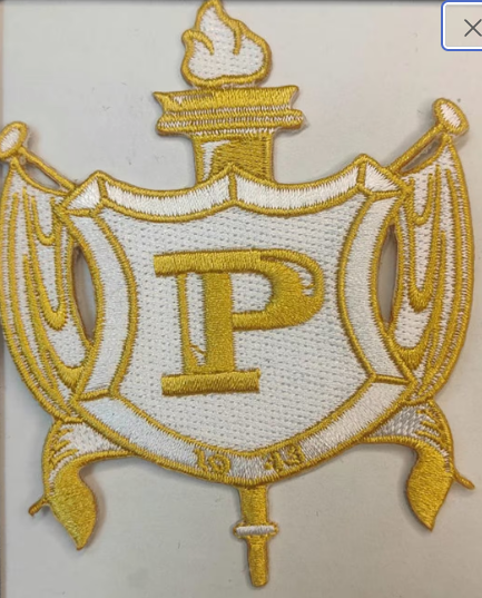 PHILO Shield Iron-on Embroidery Patch