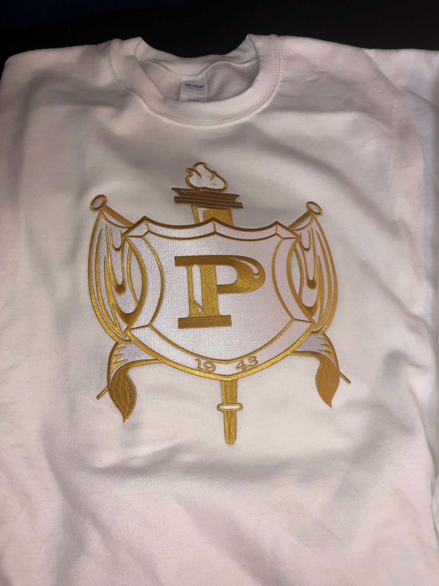 PHILO Embroidery Shield Crewneck