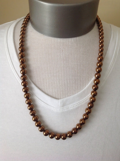 Gold Hematite Necklace