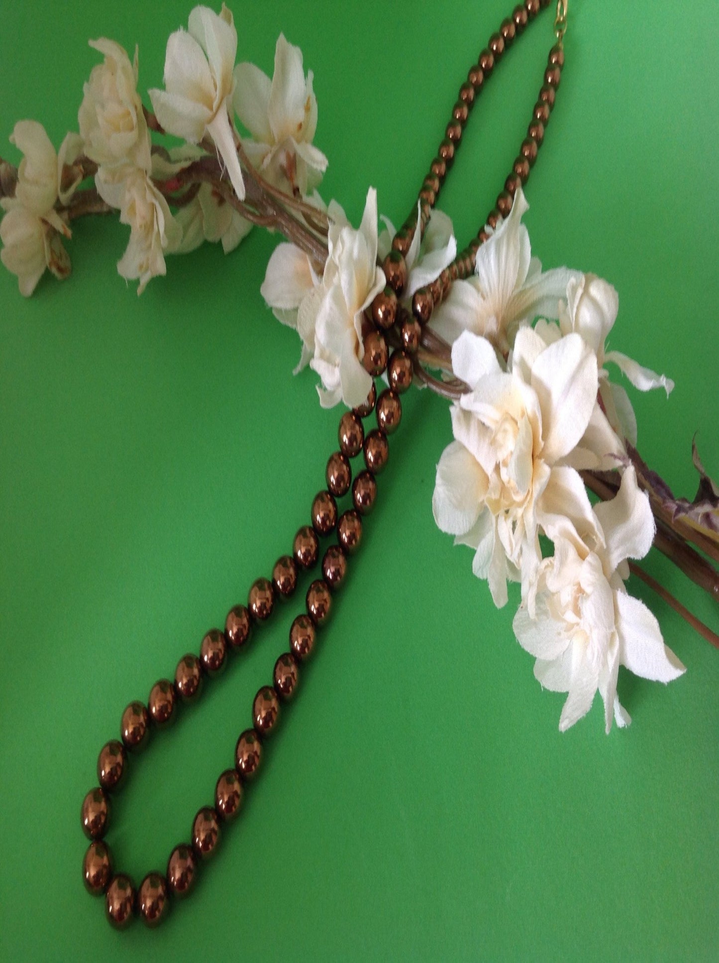 Gold Hematite Necklace