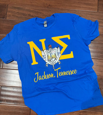 Nu Sigma Chapter Shirts