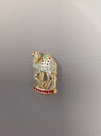 Camel Rhinestone Pin